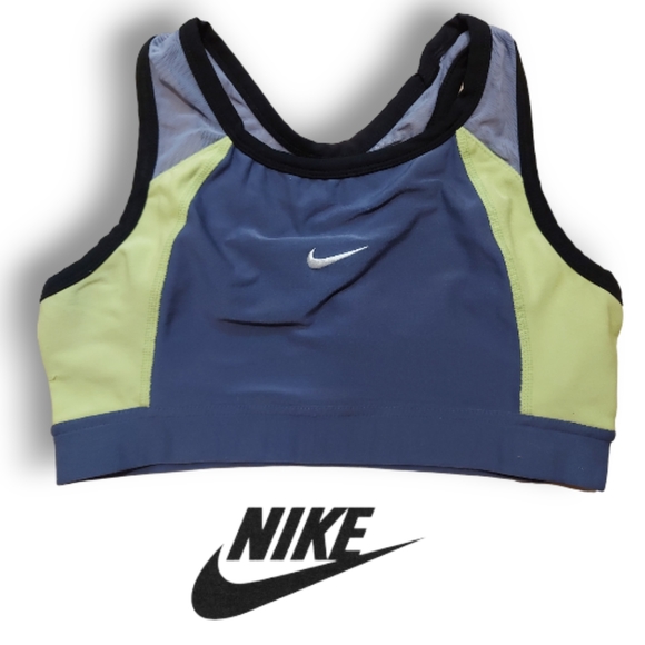 Nike Vintage Sports Bra With Mesh Back - Picture 1 of 5